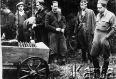 28.10.1943, Góry Świętokrzyskie.
Ostatnia partia pistoletów maszynowych 