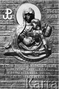 Po 1984, Doylestown, stan Pensylwania, USA.
Tablica pamiątkowa w Narodowym Sanktuarium Matki Bożej Częstochowskiej ufundowana przez Koło Byłych Żołnierzy Armii Krajowej w związku z 40. rocznicą wybuchu powstania warszawskiego. 
Fot. NN, kolekcja Cezarego Chlebowskiego, zbiory Ośrodka KARTA
