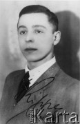 Prawdopodobnie przed 1939, brak miejsca.
Jerzy Ripper, szef siatki agentów SD w Lidzie podczas II wojny światowej.
Fot. NN, kolekcja Cezarego Chlebowskiego, zbiory Ośrodka KARTA