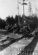 Druga połowa 1943, Góry Świętokrzyskie. 
Żołnierze Zgrupowania Partyzanckiego AK 