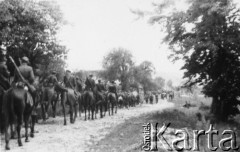 1939-1945, brak miejsca.
Partyzanci w drodze.
Fot. Feliks Konderko ps. 