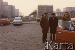 1981, Gdańsk, Polska.
Sekretarz generalny Światowej Konfederacji Pracy Jan Kułakowski (2. z prawej) oraz członek Rady Programowo-Konsultacyjnej przy Krajowej Komisji Porozumiewawczej Solidarności i redaktor naczelny 