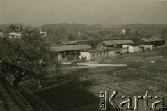 1940-1942, Pfäffikon, Szwajcaria.
Widok na obóz wojskowy 6. Kresowego Pułku Strzelców Pieszych.
Fot. NN, zbiory Ośrodka KARTA, album przekazała Wanda Klenczon