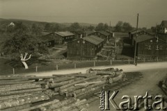 1940-1942, Pfäffikon, Szwajcaria.
Widok na obóz wojskowy 6. Kresowego Pułku Strzelców Pieszych.
Fot. NN, zbiory Ośrodka KARTA, album przekazała Wanda Klenczon