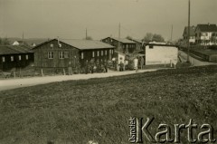 1940-1942, Pfäffikon, Szwajcaria.
Żołnierze 6. Kresowego Pułku Strzelców Pieszych na terenie obozu wojskowego.
Fot. NN, zbiory Ośrodka KARTA, album przekazała Wanda Klenczon

