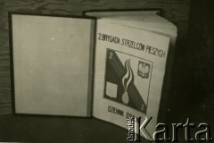 1945, brak miejsca.
Dziennik działań 2. Brygady Strzelców Pieszych.
Fot. NN, zbiory Ośrodka KARTA, album przekazała Wanda Klenczon