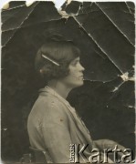 Początek XX w., Comodoro Rivadavia, prowincja Chubut, Argentyna.
Marianna Koprowski - babcia Enrique Koprowskiego.
Fot. NN, zbiory Enrique Koprowskiego, reprodukcje cyfrowe w Bibliotece Polskiej im. Ignacego Domeyki w Buenos Aires (Biblioteca Polaca Ignacio Domeyko) i w Ośrodku KARTA w Warszawie.