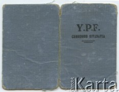 4.01.1956, Comodoro Rivadavia, Argentyna. 
Legitymacja służbowa argentyńskiej firmy energetycznej YPF (Yacimientos Petrolíferos Fiscales) należąca do Roberto Szymanskiego.
Fot. NN, zbiory Roberto Carlosa Szymanskiego, reprodukcje cyfrowe w  Bibliotece Polskiej im. Ignacego Domeyki w Buenos Aires (Biblioteca Polaca Ignacio Domeyko) i w Ośrodku KARTA w Warszawie
