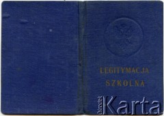 1928/1929, Bochnia, Polska.
Legitymacja uczniowska Feliksa Twardowskiego.
Fot. NN, zbiory Tomasa Mario Twardowskiego, reprodukcje cyfrowe w Bibliotece Polskiej im. Ignacego Domeyki w Buenos Aires (Biblioteca Polaca Ignacio Domeyko) i w Ośrodku KARTA w Warszawie