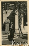 Sierpień 1939, Rio de Janeiro, Brazylia.
Jadwiga Mickiewicz - siostra Edmunda Mickiewicza.
Fot. NN, zbiory Moniki Mickiewicz, reprodukcje cyfrowe w Bibliotece Polskiej im. Ignacego Domeyki w Buenos Aires (Biblioteca Polaca Ignacio Domeyko) i w Ośrodku KARTA w Warszawie.
