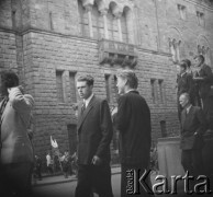 28.06.1956, Poznań, Poznańskie woj., Polska.
Protest poznańskich robotników. Fotografie wykonane przez funkcjonariuszy UB w celu identyfikacji manifestantów.
Fot. NN, zbiory Ośrodka KARTA, udostępnił Grzegorz Braun