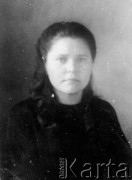 1955, Kołyma, ZSRR.
Anna Jurkanis w czasie wędrówki 