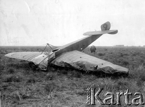 1914, brak miejsca.
Katastrofa samolotu typu 