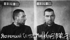 Brak daty, brak miejsca, ZSRR.
Jastremski Szymon s. Mateusza, ur. 1902 - portret więzienny.
Fot. NN, zbiory Ośrodka KARTA