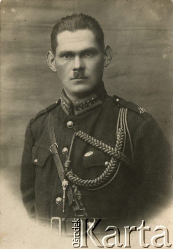 Przed 1939, Polska.
Kazimierz Górski (1894-1940) - policjant, aresztowany w 1940 roku i zamordowany w Katyniu.
Fot. NN, zbiory Ośrodka KARTA, udostępnił Adam Górski.

