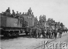 1919, Turmonty, Litwa.
Bolszewicka pancerka zdobyta przez grupę majora Stefana Dąb-Biernackiego podczas wypadu na Żabki-Turmonty; pociąg został przemianowany na 