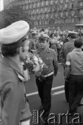 3-5.08.1981, Warszawa, Polska.
Kierowcy autobusów miejskich i ciężarówek zablokowali rondo u zbiegu ulic Marszałkowskiej i Alei Jerozolimskich. Protestowali w ten sposób przeciwko obniżce kartkowych przydziałów mięsa i trudnościom zaopatrzeniowym. Strajk został zorganizowany przez Zarząd Regionu NSZZ 