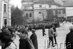 3.05.1982, Warszawa, Polska.
Niezależna demonstracja na Starym Mieście, zorganizowana przez podziemne struktury 