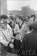3-5.08.1981, Warszawa, Polska.
Kierowcy autobusów miejskich i ciężarówek zablokowali rondo u zbiegu ulic Marszałkowskiej i Alei Jerozolimskich. Protestowali w ten sposób przeciwko obniżce kartkowych przydziałów mięsa i trudnościom zaopatrzeniowym. Strajk został zorganizowany przez Zarząd Regionu NSZZ 
