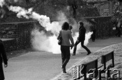 3.05.1982, Warszawa, Polska.
Niezależna demonstracja na Starym Mieście, zorganizowana przez podziemne struktury 