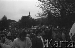 1.05.1989, Warszawa, Polska.
Manifestacja zorganizowana przez NSZZ 