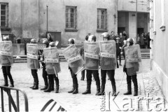 3.05.1982, Warszawa, Polska.
Niezależna demonstracja na Starym Mieście, zorganizowana przez podziemne struktury 