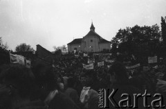 1.05.1989, Warszawa, Polska.
Manifestacja zorganizowana przez NSZZ 