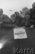 1.05.1989, Warszawa, Polska.
Manifestacja zorganizowana przez NSZZ 