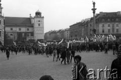3.05.1982, Warszawa, Polska.
Niezależna demonstracja na Starym Mieście, zorganizowana przez podziemne struktury 
