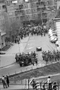 3.05.1982, Warszawa, Polska.
Niezależna demonstracja na Starym Mieście, zorganizowana przez podziemne struktury 