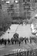 3.05.1982, Warszawa, Polska.
Niezależna demonstracja na Starym Mieście, zorganizowana przez podziemne struktury 