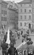 3.05.1982, Warszawa, Polska.
Niezależna demonstracja na Starym Mieście, zorganizowana przez podziemne struktury 