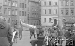 3.05.1982, Warszawa, Polska.
Niezależna demonstracja na Starym Mieście, zorganizowana przez podziemne struktury 