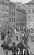 3.05.1982, Warszawa, Polska.
Niezależna demonstracja na Starym Mieście, zorganizowana przez podziemne struktury 