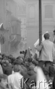 3.05.1982, Warszawa, Polska.
Niezależna demonstracja na Starym Mieście, zorganizowana przez podziemne struktury 