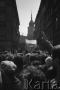 31.08.1982, Warszawa, Polska
Manifestacja zorganizowana przez Solidarność w drugą rocznicę podpisania 