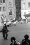 3.05.1982, Warszawa, Polska.
Niezależna demonstracja na Starym Mieście, zorganizowana przez podziemne struktury 