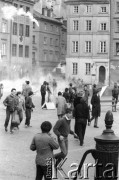 3.05.1982, Warszawa, Polska.
Niezależna demonstracja na Starym Mieście, zorganizowana przez podziemne struktury 