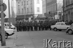 3.05.1982, Warszawa, Polska.
Niezależna demonstracja na Starym Mieście, zorganizowana przez podziemne struktury 