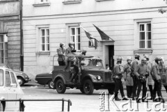 3.05.1982, Warszawa, Polska.
Niezależna demonstracja na Starym Mieście, zorganizowana przez podziemne struktury 