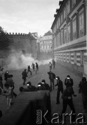 3.05.1982, Warszawa, Polska.
Niezależna demonstracja na Starym Mieście, zorganizowana przez podziemne struktury 