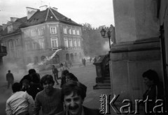 3.05.1982, Warszawa, Polska.
Niezależna demonstracja na Starym Mieście, zorganizowana przez podziemne struktury 