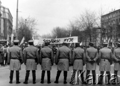 1.05.1985, Warszawa, Polska.
Niezależna manifestacja 
