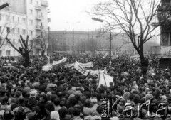 1.05.1985, Warszawa, Polska.
Niezależna manifestacja 