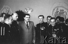 18.06.1951, Sosnowiec, Polska.
Konferencja Międzynarodowego Komitetu Administracyjnego Zrzeszenia Związków Zawodowych Górników.
Fot. Kazimierz Seko, zbiory Ośrodka KARTA
 
