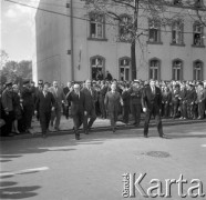 16.09.1967, Sosnowiec, Polska.
Odsłonięcie Pomnika Czynu Rewolucyjnego, w środku idą: Władysław Gomułka i Edward Gierek.
Fot. Kazimierz Seko, zbiory Ośrodka KARTA
 
