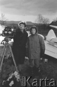 1948, Jelenia Góra, Polska.
Zawody lotnicze, kobieta-pilot na tle szybowców.
Fot. NN, zbiory Ośrodka KARTA, udostępniła Barbara Karwat-Seko.