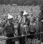 Czerwiec 1966, Góra św. Anny, Polska.
Uroczystości upamiętniające powstania śląskie. Manifestacja na Górze św. Anny.
Fot. Kazimierz Seko, zbiory Ośrodka KARTA
