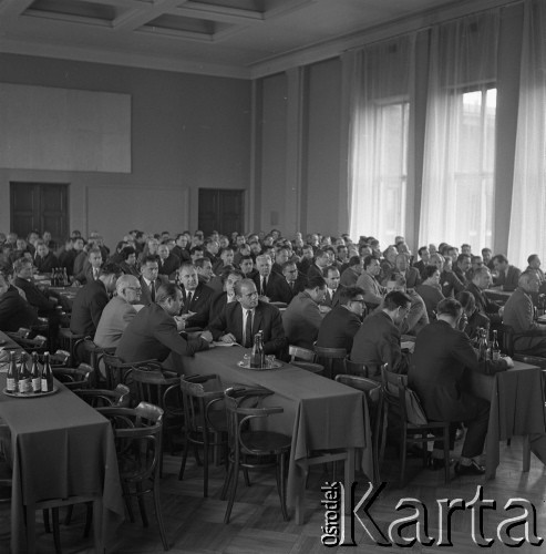 10.05.1968, Katowice, Polska.
Plenum KW PZPR.
Fot. Kazimierz Seko, zbiory Ośrodka KARTA
