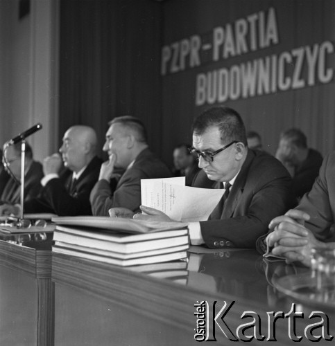 10.05.1968, Katowice, Polska.
Plenum KW PZPR.
Fot. Kazimierz Seko, zbiory Ośrodka KARTA
